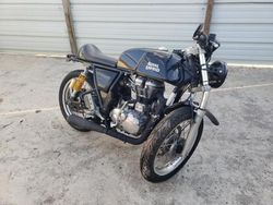 Salvage motorcycles for sale at Newton, AL auction: 2016 Royal Tag 2016 Royal Enfield Motors Continental GT