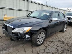 Salvage cars for sale at Dyer, IN auction: 2013 Chrysler 200 Limited
