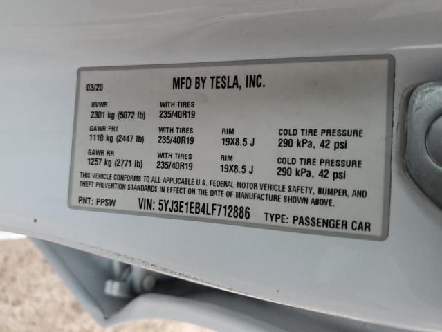 2020 Tesla Model 3