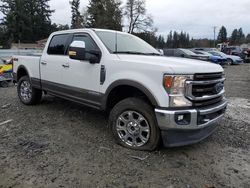 Salvage cars for sale from Copart Graham, WA: 2022 Ford F350 Super Duty