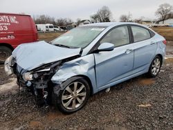 Hyundai Accent GLS salvage cars for sale: 2013 Hyundai Accent GLS