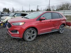 Salvage cars for sale at Portland, OR auction: 2020 Ford Edge ST