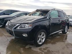 Salvage cars for sale from Copart Grand Prairie, TX: 2013 Lexus RX 350 Base