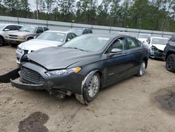 Salvage cars for sale at Harleyville, SC auction: 2016 Ford Fusion SE Hybrid