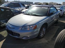 Vehiculos salvage en venta de Copart Martinez, CA: 2001 Chrysler Sebring Limited