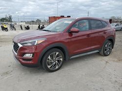 Salvage cars for sale from Copart Homestead, FL: 2020 Hyundai Tucson Limited
