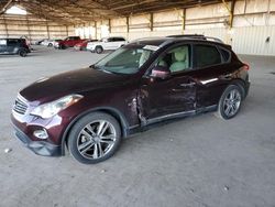 Salvage cars for sale from Copart Phoenix, AZ: 2015 Infiniti QX50