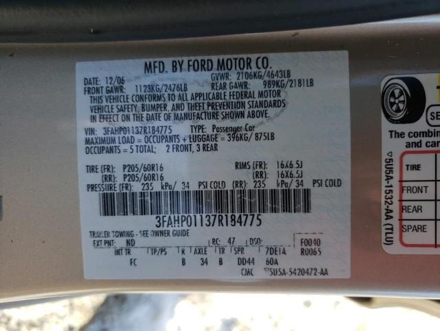 2007 Ford Fusion SE