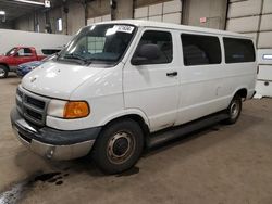 Salvage cars for sale from Copart Blaine, MN: 2000 Dodge RAM Van B2500