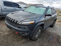 Jeep Cherokee salvage cars for sale: 2015 Jeep Cherokee Trailhawk