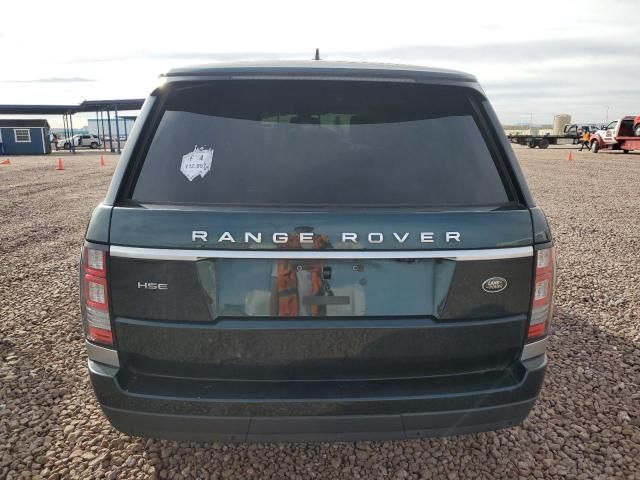 2016 Land Rover Range Rover HSE