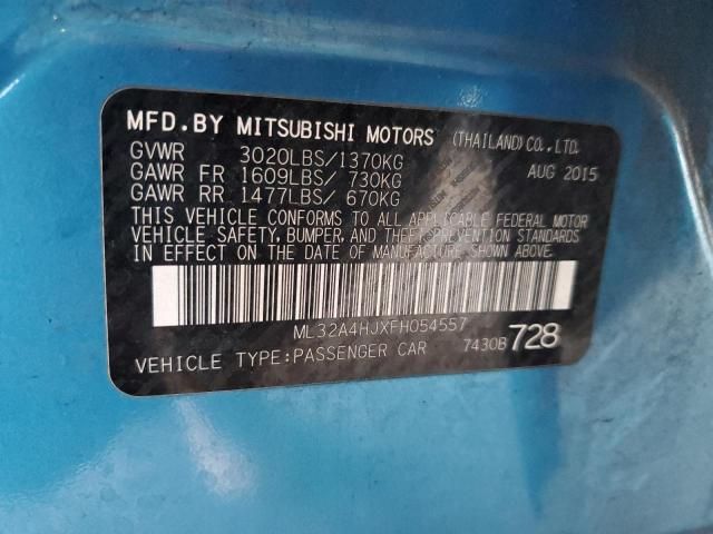 2015 Mitsubishi Mirage ES