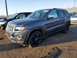 Jeep Grand Cherokee salvage cars for sale: 2014 Jeep Grand Cherokee Overland