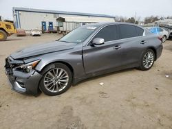 Salvage cars for sale at Pennsburg, PA auction: 2019 Infiniti Q50 Luxe