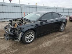 Salvage cars for sale at Greenwood, NE auction: 2017 Ford Fusion SE