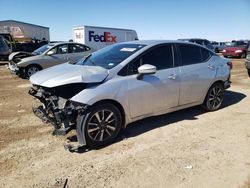 Salvage cars for sale at Amarillo, TX auction: 2021 Nissan Versa SV