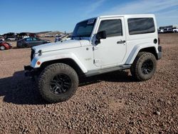 Salvage cars for sale from Copart Phoenix, AZ: 2015 Jeep Wrangler Sahara