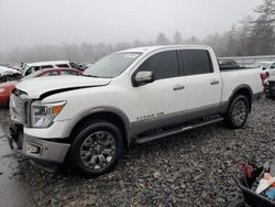 Salvage cars for sale at Windham, ME auction: 2019 Nissan Titan SV