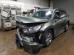 2019 Toyota Highlander Hybrid Limited en venta en Elgin, IL