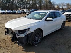 Salvage cars for sale from Copart North Billerica, MA: 2015 Acura TLX Tech