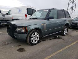 Land Rover Range Rover salvage cars for sale: 2003 Land Rover Range Rover HSE