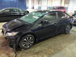 Salvage cars for sale from Copart Woodhaven, MI: 2014 Honda Civic EX