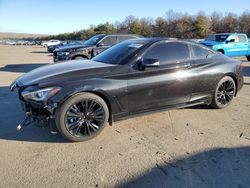 Salvage cars for sale from Copart Brookhaven, NY: 2017 Infiniti Q60 Base