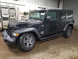 Salvage cars for sale at Elgin, IL auction: 2019 Jeep Wrangler Unlimited Sport