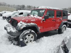 Jeep salvage cars for sale: 2010 Jeep Wrangler Unlimited Sport