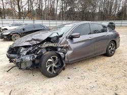 Salvage cars for sale at Austell, GA auction: 2017 Honda Accord LX