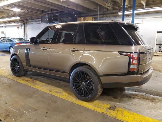 2016 Land Rover Range Rover HSE