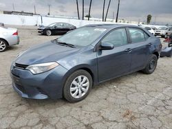 Salvage cars for sale from Copart Van Nuys, CA: 2016 Toyota Corolla L
