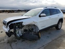 Salvage cars for sale from Copart Grand Prairie, TX: 2016 Jeep Cherokee Limited