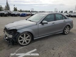 Salvage cars for sale from Copart Rancho Cucamonga, CA: 2013 Mercedes-Benz C 250