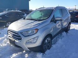 Salvage cars for sale at Anchorage, AK auction: 2020 Ford Ecosport Titanium