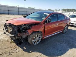 Salvage cars for sale from Copart Lumberton, NC: 2015 Hyundai Sonata Sport