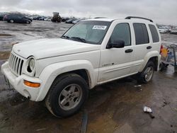 Salvage cars for sale from Copart Brighton, CO: 2002 Jeep Liberty Limited