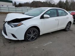 Salvage cars for sale from Copart Assonet, MA: 2016 Toyota Corolla L