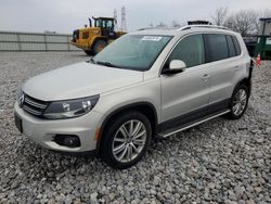 Salvage cars for sale at Barberton, OH auction: 2014 Volkswagen Tiguan S