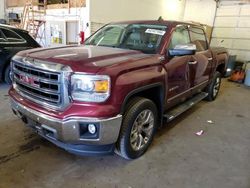 Salvage cars for sale from Copart Ham Lake, MN: 2015 GMC Sierra K1500 SLT