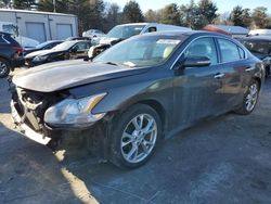 Salvage cars for sale at Mendon, MA auction: 2012 Nissan Maxima S