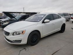 Salvage cars for sale at Grand Prairie, TX auction: 2015 Volvo S60 Premier