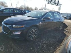 Salvage cars for sale from Copart Columbus, OH: 2022 Chevrolet Malibu RS