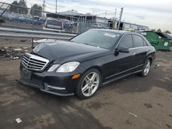 Salvage cars for sale at Denver, CO auction: 2013 Mercedes-Benz E 350 4matic