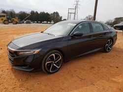 Salvage cars for sale at China Grove, NC auction: 2021 Honda Accord Sport