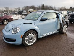 Salvage cars for sale at Chalfont, PA auction: 2013 Volkswagen Beetle