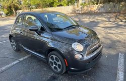 Salvage cars for sale from Copart Riverview, FL: 2016 Fiat 500 Electric