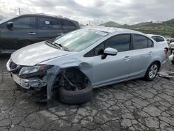 Salvage cars for sale at Colton, CA auction: 2015 Honda Civic LX
