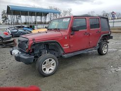 Jeep salvage cars for sale: 2012 Jeep Wrangler Unlimited Sahara