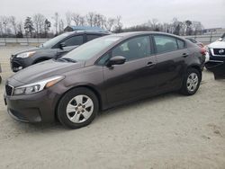 Salvage cars for sale from Copart Spartanburg, SC: 2017 KIA Forte LX